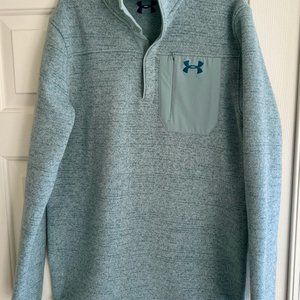 Sweaater/fleece 1/4 snap top